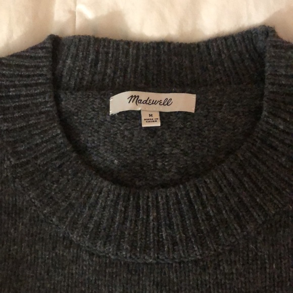 Madewell Gray Sweater with Star Accents - Picture 2 of 6